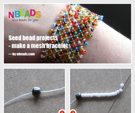 Seed Bead Projects - Make A Mesh Bracelet
