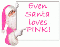 Even Santa Loves Pink!