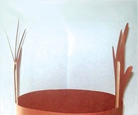 Handprint reindeer hat