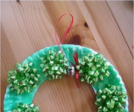 Xmas plate wreath
