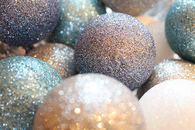 Glitter ornaments
