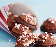 Chocolate peppermint cookies