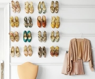 Functional and decorative shoe storage
