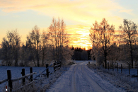Winter in the country