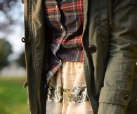 Shimmery skirt