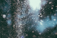 Snowy bokeh