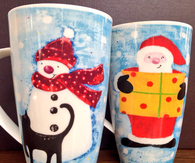 Christmas coffee mugs