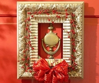 Holly berry picture frame