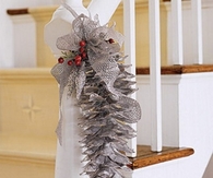 Silver pinecone