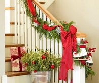 Festive Stair decoration