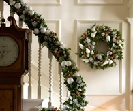 Cinnamon pinecone evergreen display