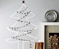 Wall decal christmas tree