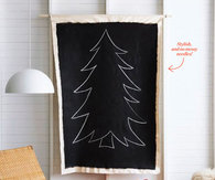 Chalk it up christmas tree alternative