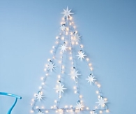 Cool string light christmas tree