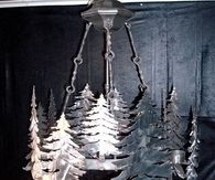 Metallic christmas tree