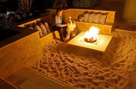 Beach themed fire pit