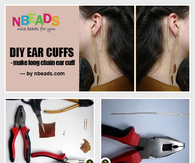 DIY Ear Cuffs - Make Long Chain Ear Cuff