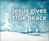 Jesus gives true peace