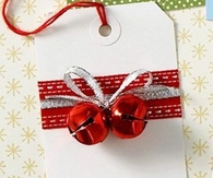 Jingle bell gift tags
