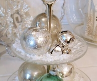 Bauble and jingle bell decor