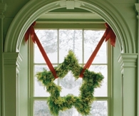 Star window wreath