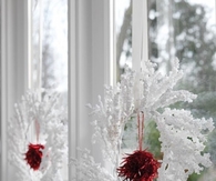 White wreaths