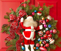 Santa Wreath