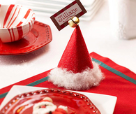 Santa hat place cards