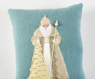 Old world santa pillow