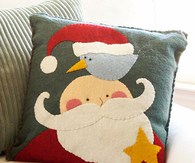 Santa and Pal pillow