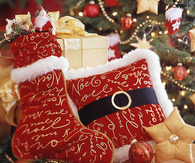 Santa claus belted throw pillow