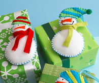 Simple snowman ornaments