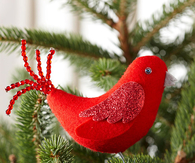 Cardinal ornament
