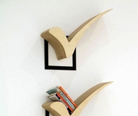 Check bookshelf