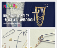 DIY Chain Jewelry - Make A Chain Brooch