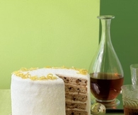 Layered fruitcake