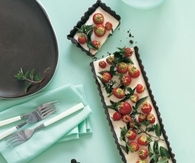 Chocolate peppermint tarts