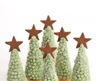 Christmas tree cupcakes