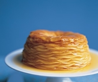 Caramel pear terrine