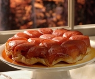 Quince tart tatin