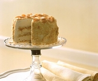 Almond crunch ice cream cake