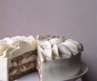Poppy seed grapefruit torte