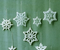 Wax snowflakes