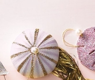 Sea urchin jellyfish ornaments