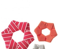 Ribbon star ornaments