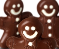 Chocolate gingerbread men