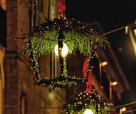 Christmas light posts