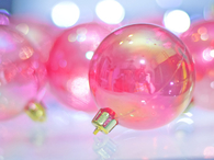 Pink ornaments