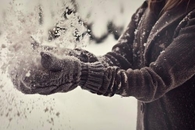 Playing in the snow