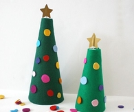 Festive felt trees